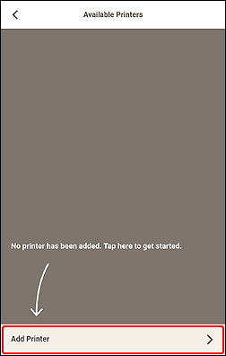 afbeelding: Scherm Beschikbare printers