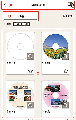 rysunek: Ekran Wybór szablonu