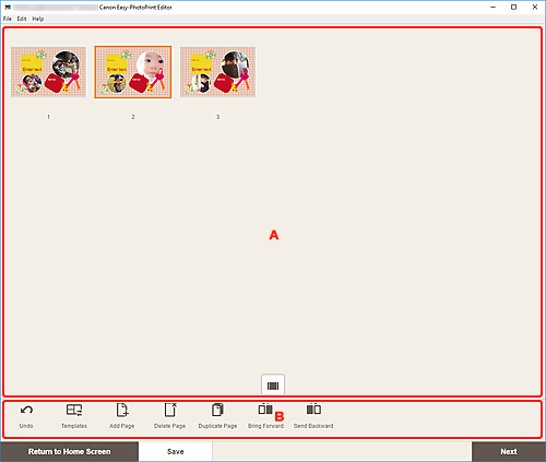 Imagen: pantalla de edición de elementos
