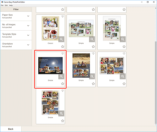 Imagen: Pantalla de collages