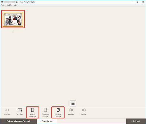 figure&nbsp;: Écran d'édition d'éléments