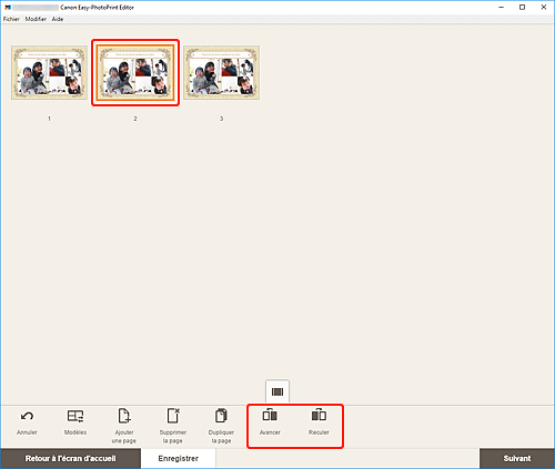 figure&nbsp;: Écran d'édition d'éléments