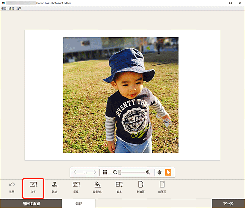 插圖:項目編輯螢幕