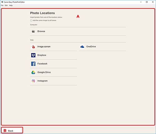 figur: Skärmen Fotoplatser