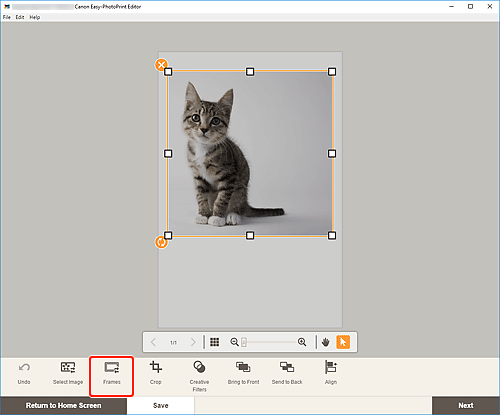 Easy photoprint editor