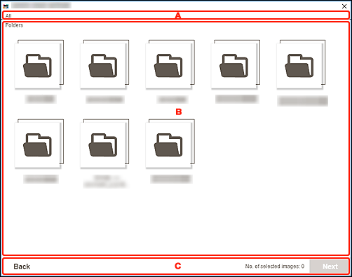 figure: Select photo screen