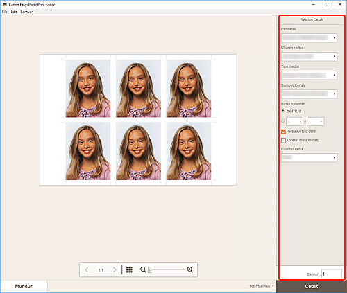 Easy photoprint editor