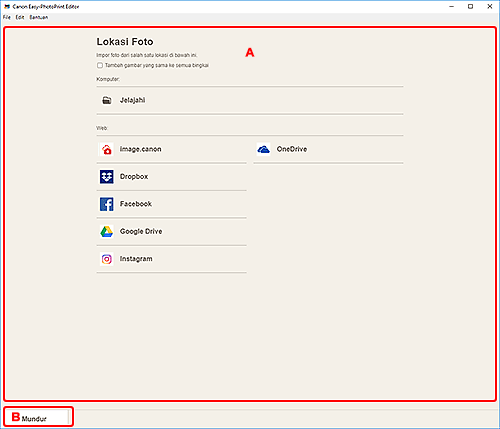 gambar: Layar Lokasi Foto