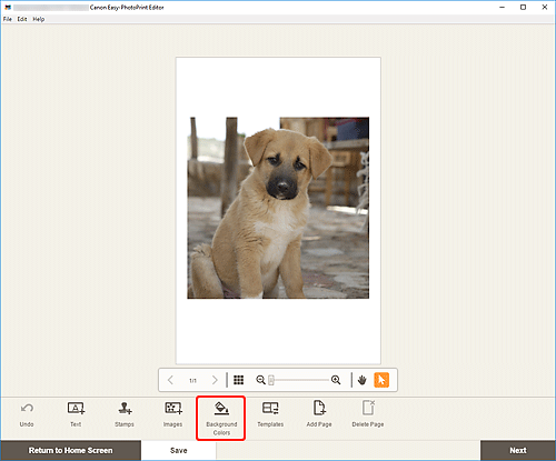 Easy photoprint editor