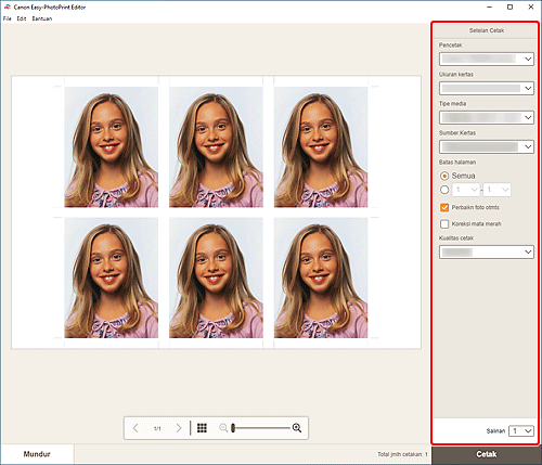 Easy photoprint editor