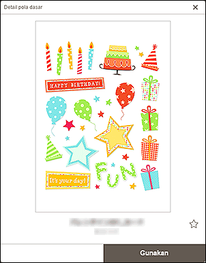 gambar: Layar Detail Pola Dasar