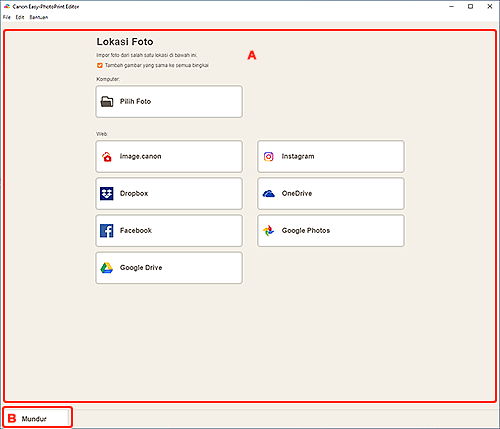 gambar: Layar Lokasi Foto