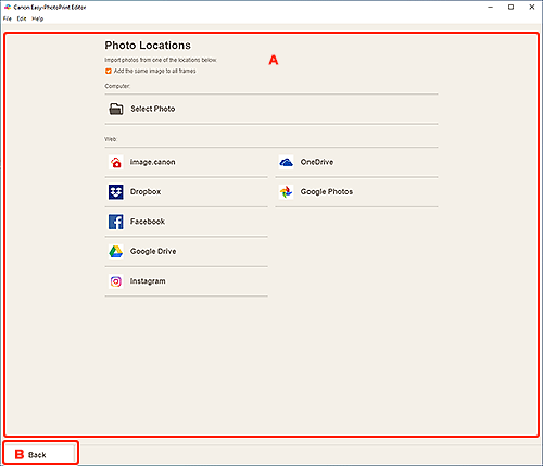 figur: Skärmen Fotoplatser