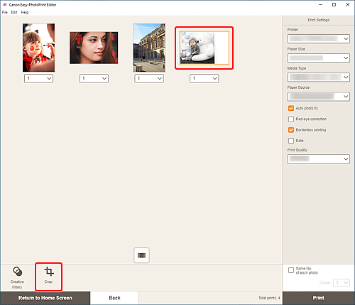 Imagen: pantalla Configuración de impresión