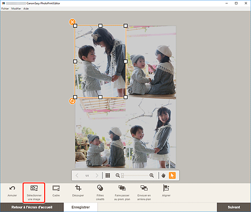 figure&nbsp;: Écran d'édition d'éléments
