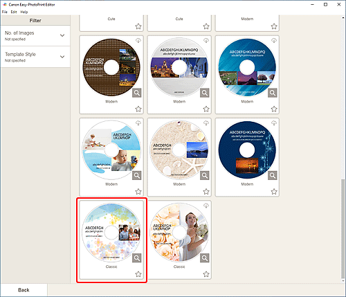 gambar: Layar Label Diska