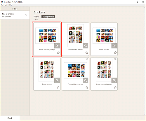 afbeelding: scherm Stickers