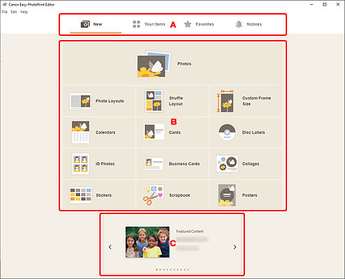 afbeelding: startscherm
