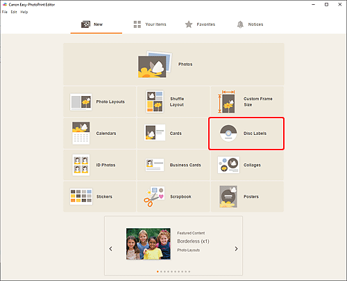 figur: skjermbildet Ny