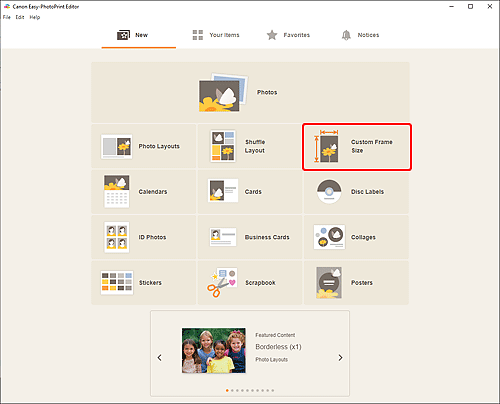 figur: skjermbildet Ny