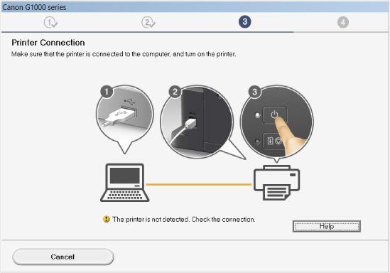 hình: Màn hình Kết nối máy in