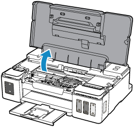 キヤノン インクジェット マニュアル G1010 Series プリンターの内部で用紙がつまった