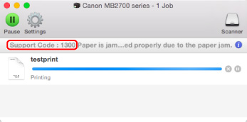 pav.: klaidos pranešimo ekranas