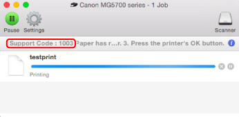 Slika: Zaslon poruke pogreške