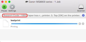 Ábra: Hibaüzenet képernyője