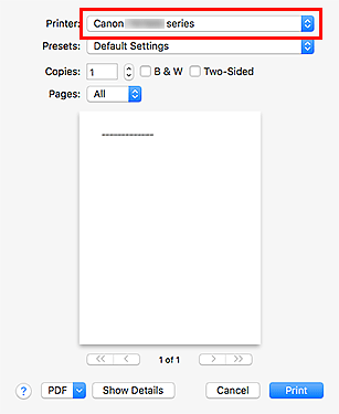 الشكل: مربع الحوار طباعة