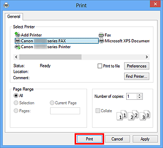 attēls: dialoglodziņš Drukāt