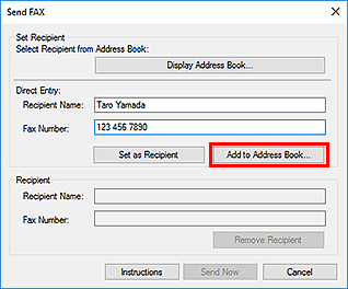 hình: Hộp thoại Gửi FAX