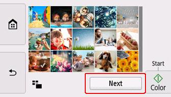 Imagen: Pantalla de la impresora
