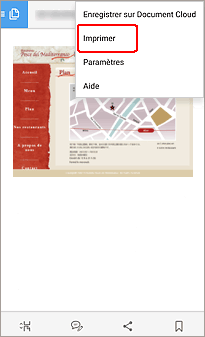 figure : Écran Android