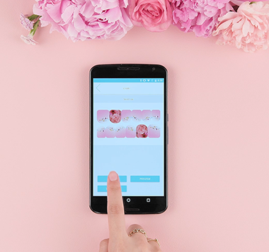 afbeelding: Nagelstickers afdrukken