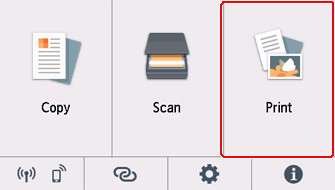 figura: Ecranul imprimantei