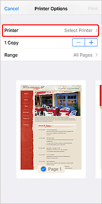 slika: zaslon sistema iOS