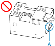 Imagem mostrando o cartucho de manutenção