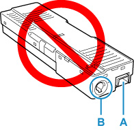 Obrázek popisující údržbovou kazetu