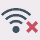 Icono de error de conexión Wi-Fi