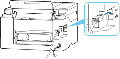 imprimante avec câble usb