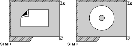 Imagem mostrando a posição das áreas com listras diagonais