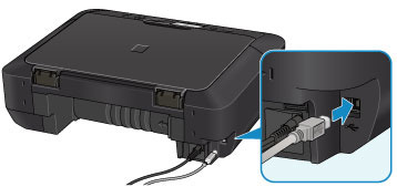 Canon : Manuels PIXMA : MG5700 series : Impossible de continuer au-delà de  l'écran Connexion de l'imprimante/Connecter un câble