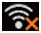 Ikona napake pri povezavi Wi-Fi