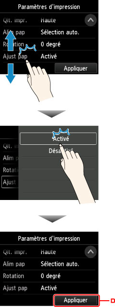 figure : écran tactile