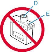 Abbildung eines Tintenbehälters