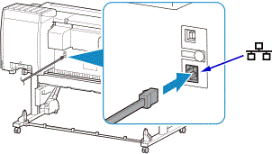 figure : Connexion du câble Ethernet