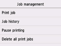 Job management