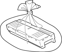 Ilustración del cartucho de mantenimiento