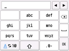 Écran Entrer le nom du routeur sans fil